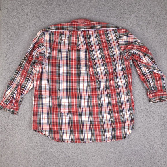 Vintage Ralph Lauren Shirt Mens Large Plaid Button Down Golf Embroidery Pocket‎ - Picture 9 of 16